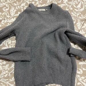 Gray woolen Women's Sweater